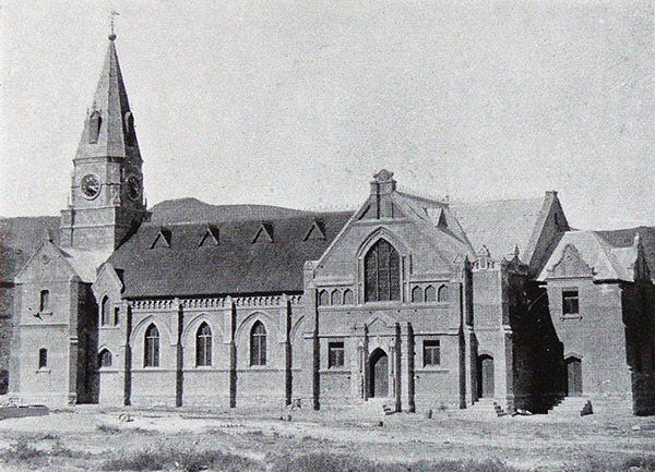 Nieu Bethesda church historic photo