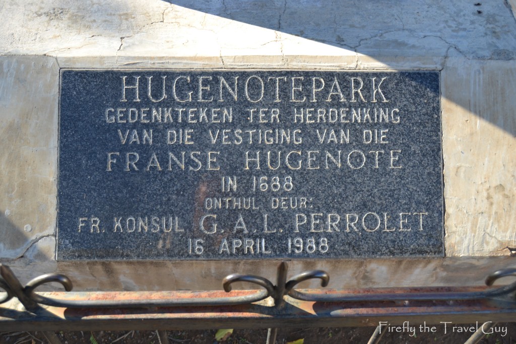 French Huguenot Monument in Graaff-Reinet