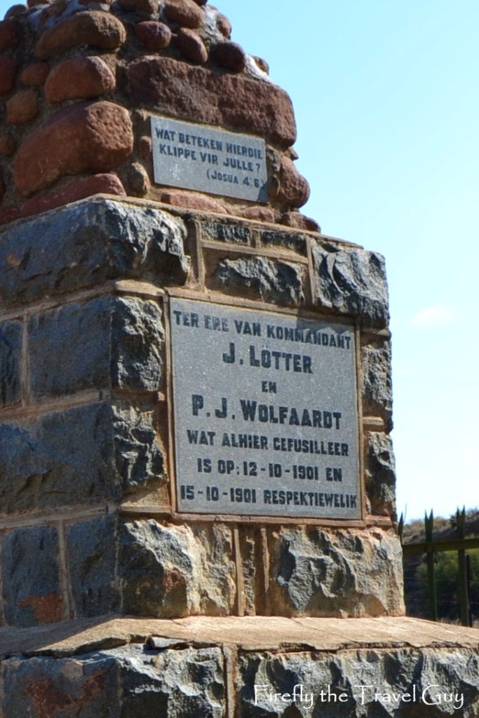 The Chair Monument outside Middelburg in the Eastern Cape