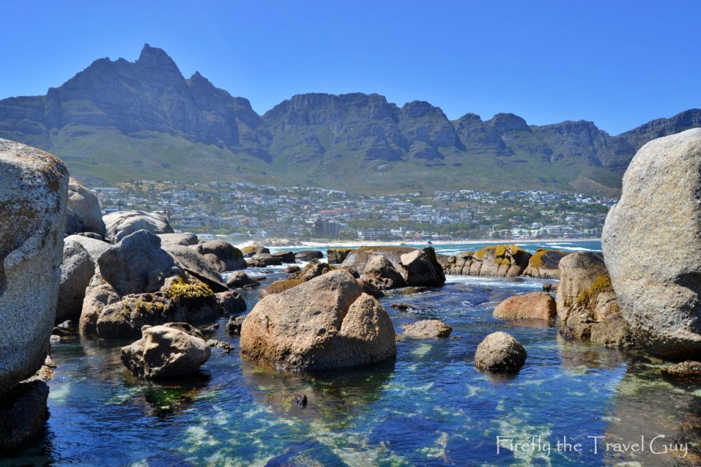 The Twelve Apostles, the back of Table Mountain, Cape Town